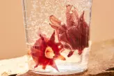 Verre avec infusion Hibiscus