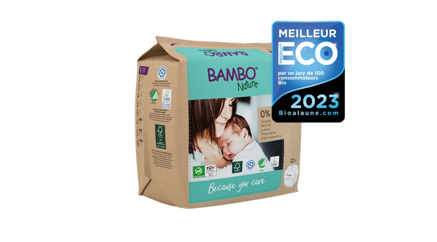 BAMBO Nature lance un emballage en papier Kraft pour ses couches bébé