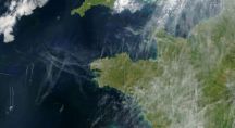 Image satellite de la Bretagne