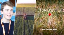 un jeune homme réalise un documentaire sur l’agriculture 