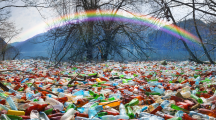 plastique pollution décharge montagne