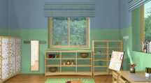chambre Montessori enfant