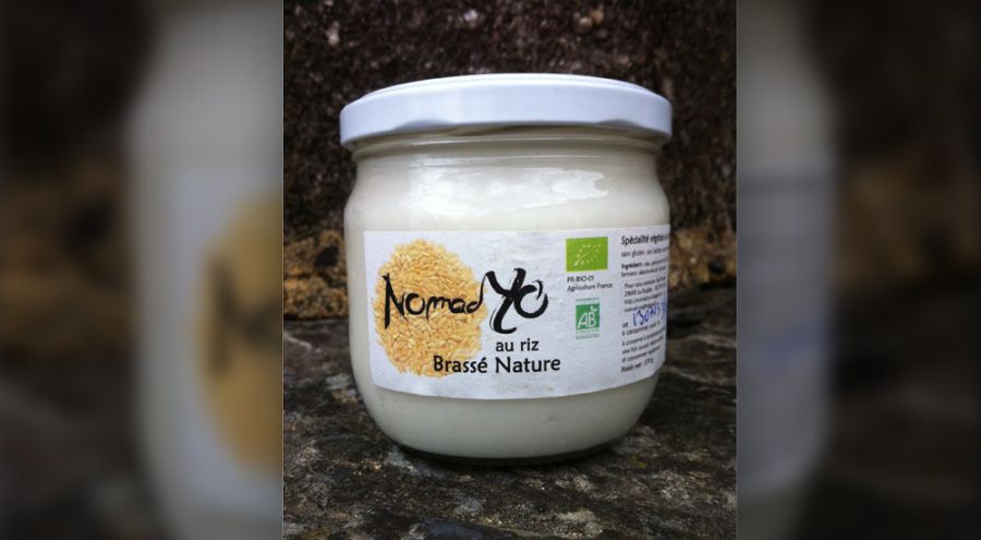 Photo rapprochée du yaourt Nomad-Yo