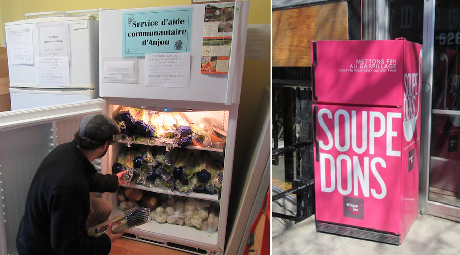 Au Québec, des frigos en libre-service contre le gaspillage alimentaire