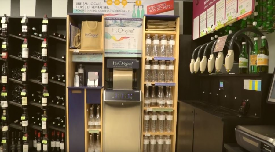 Biocoop propose des distributeurs d’eau filtrée au rayon vrac