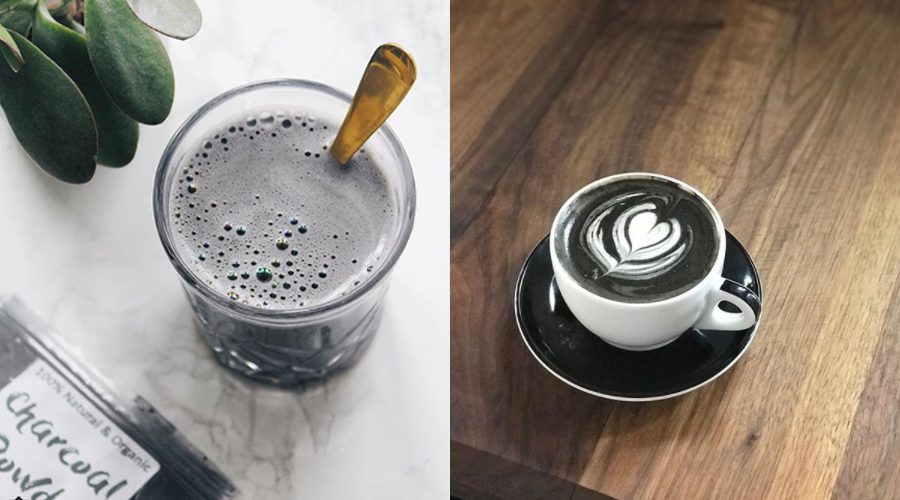 Le charcoal latte, la boisson detox au charbon végétal