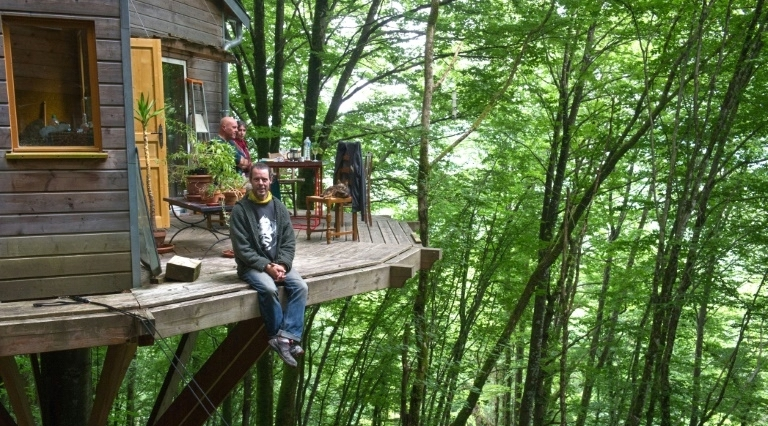 Xavier Marmier et sa cabane dans les bois