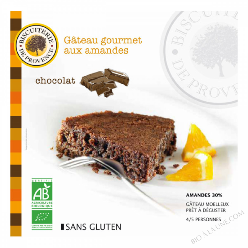 GÂTEAU BIO AUX AMANDES CHOCOLAT 225G GÂTEAU BIO AUX AMANDES CHOCOLAT 225G