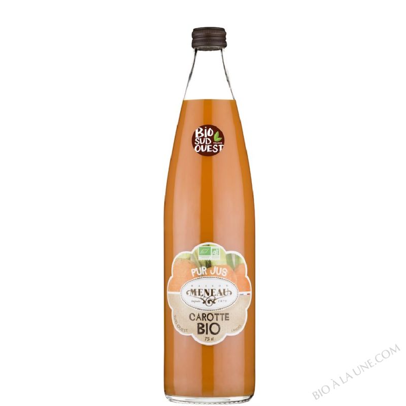 ARRET - PUR JUS CAROTTE BIO DU SUD OUEST- 75CL