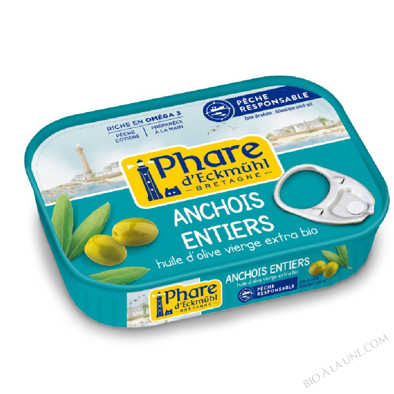 ANCHOIS** ENTIERS HUILE OLIVE 87G