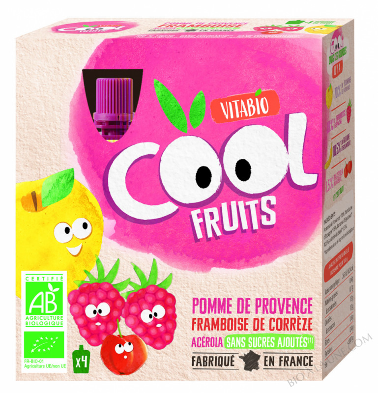 VITABIO Cool Fruits Pomme Framboise