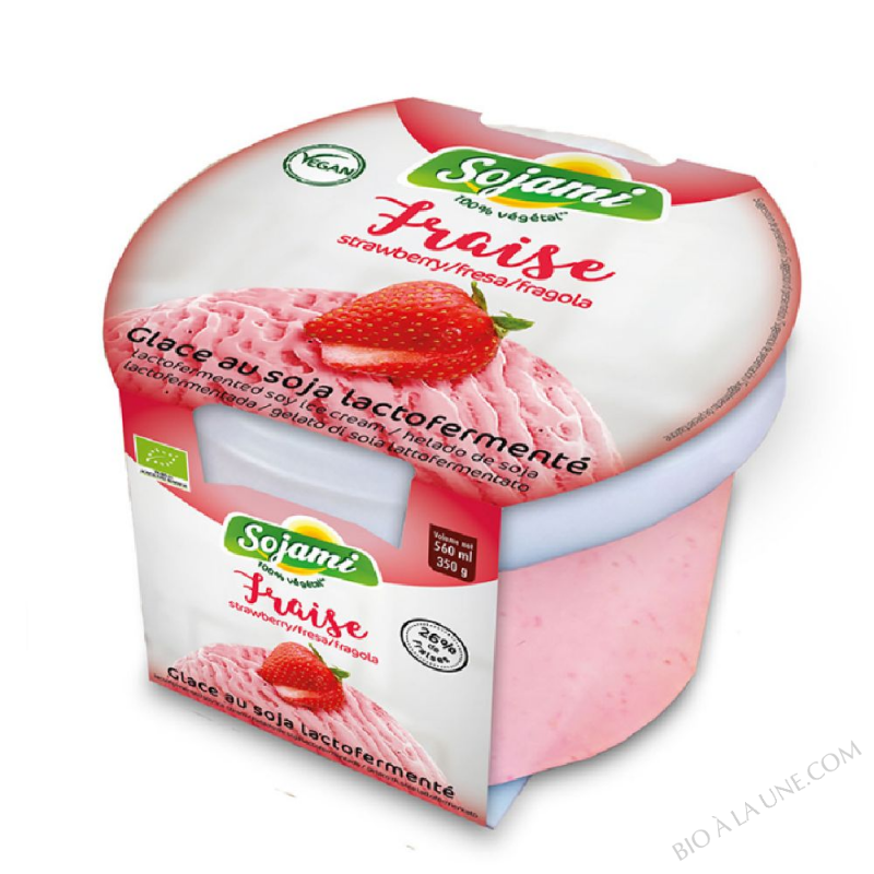 GLACE AU SOJA LACTOFERMENTÉ FRAISE GLACE AU SOJA LACTOFERMENTÉ FRAISE