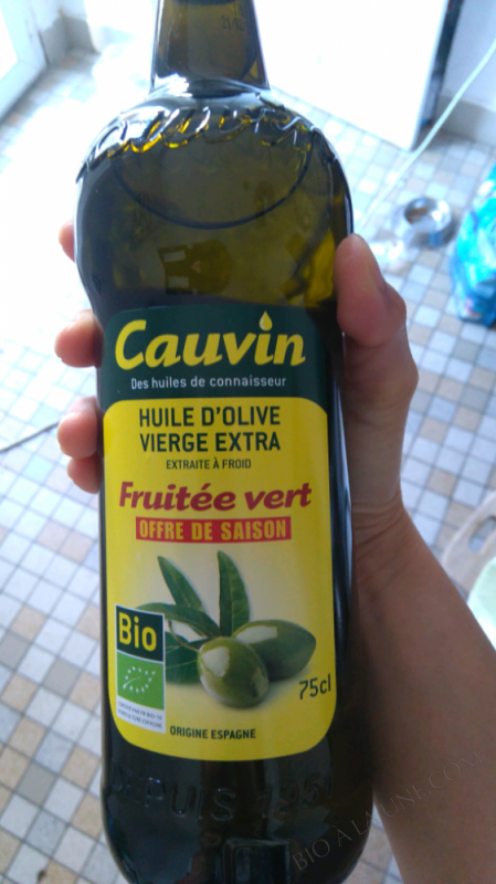 Huile d'olive bio vierge extra fruitée vert - 75cl