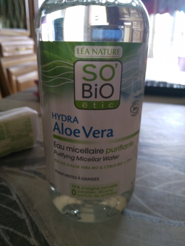 EAU MICELLAIRE PURIFIANTE ALOE VERA – 500ml EAU MICELLAIRE PURIFIANTE ALOE VERA – 500ml