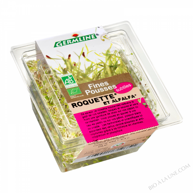 Alfalfa / Roquette germée 75g Alfalfa / Roquette germée 75g