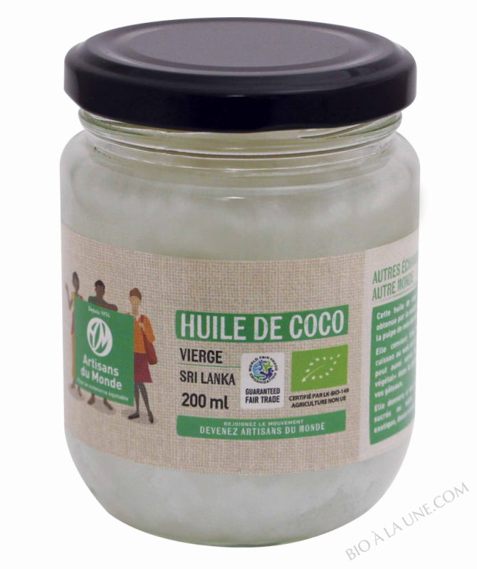 Huile de coco vierge - 200ml