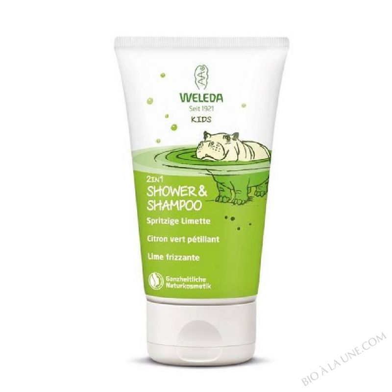 2in1 Shower & Shampoo Citron vert pétillant - 150 ml