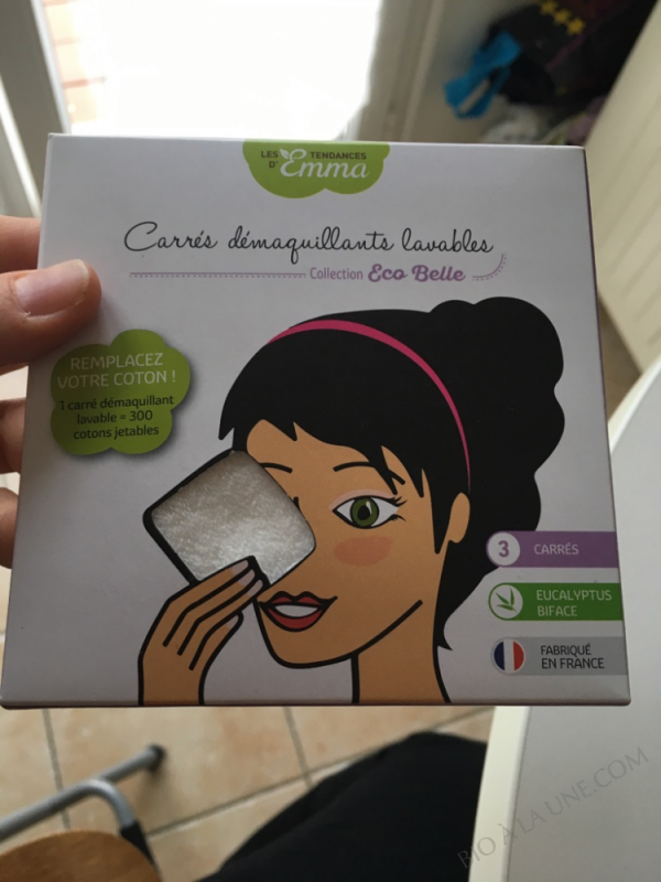 CARRÉS DÉMAQUILLANTS LAVABLES - X 3 CARRÉS DÉMAQUILLANTS LAVABLES - X 3