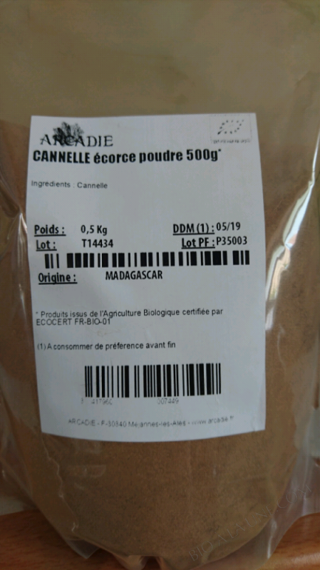 CANNELLE POUDRE - 500G CANNELLE POUDRE - 500G