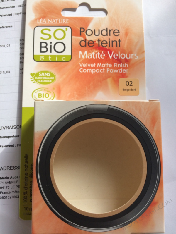 POUDRE COMPACTE BEIGE DORÉ - 10G