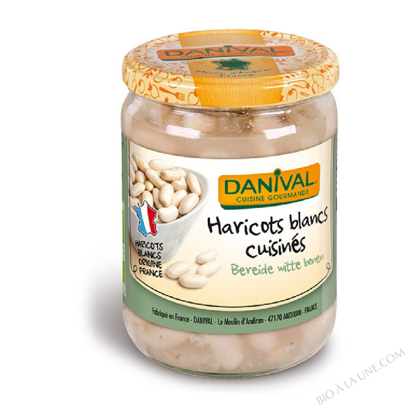 HARICOTS BLANCS CUIS. 530G DANIVAL