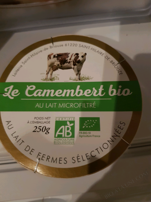 CAMEMBERT BIO - 250G CAMEMBERT BIO - 250G