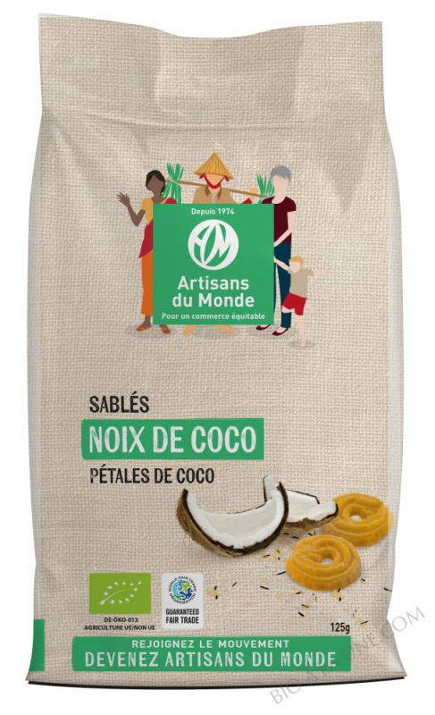 SABLÉS NOIX DE COCO - 125 G SABLÉS NOIX DE COCO - 125 G