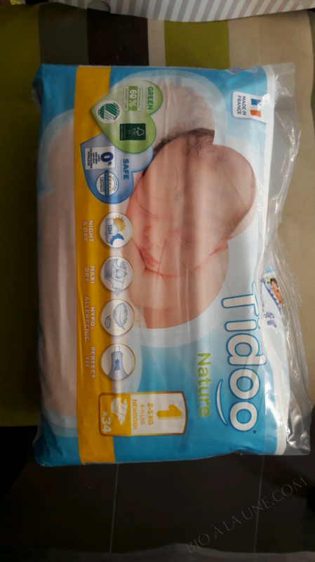 COUCHES ECO NEWBORN (T1) 2-5KG - 34 COUCHES ECO NEWBORN (T1) 2-5KG - 34