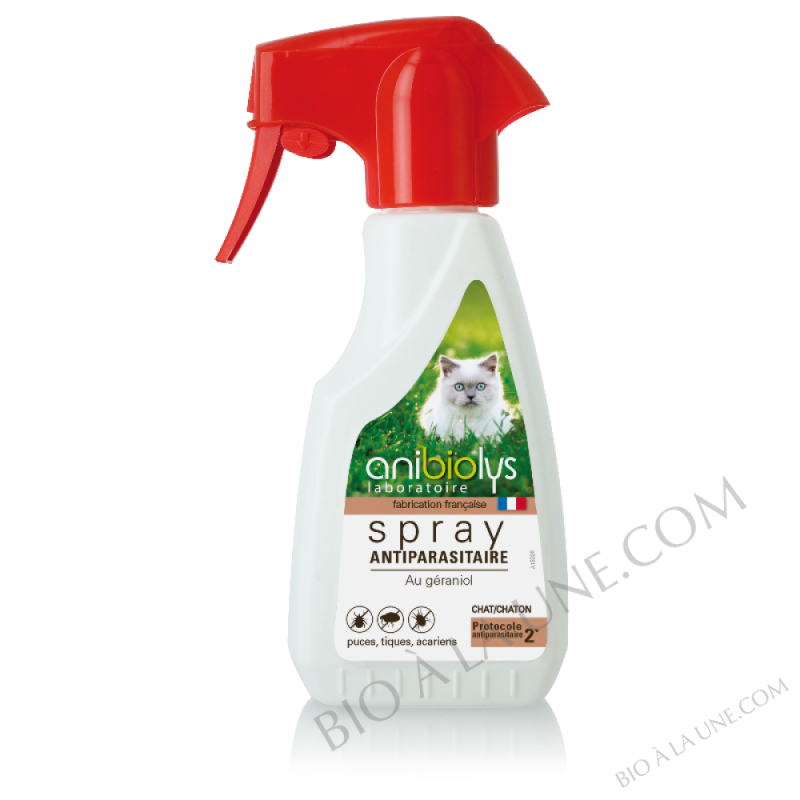 SPRAY ANTIPARASITAIRE CHAT