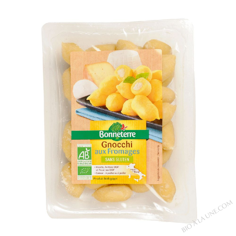 Gnocchis aux fromages sans gluten