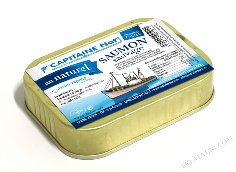 1/6 SAUMON SAUVAGE AU NATUREL 1/6 SAUMON SAUVAGE AU NATUREL