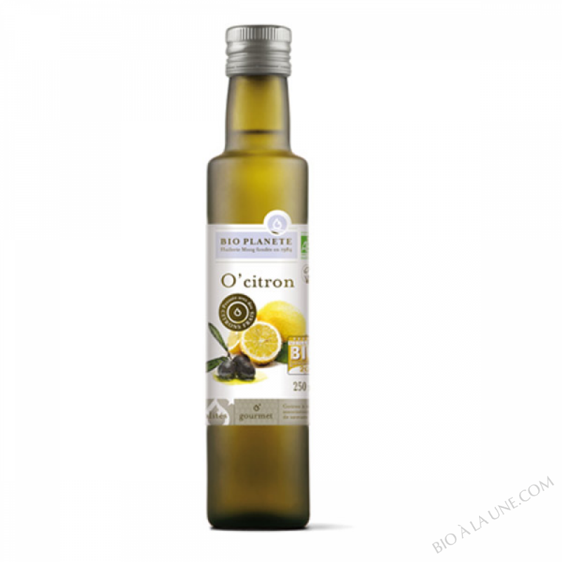 Huile d'olive bio citron vierge extra 250ml Huile d'olive bio citron vierge extra 250ml