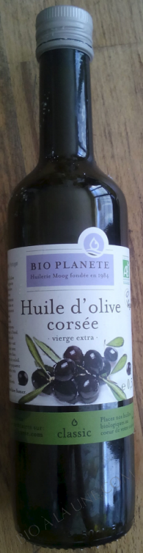 Huile d'olive bio vierge extra Corsee 0.5L Huile d'olive bio vierge extra Corsee 0.5L