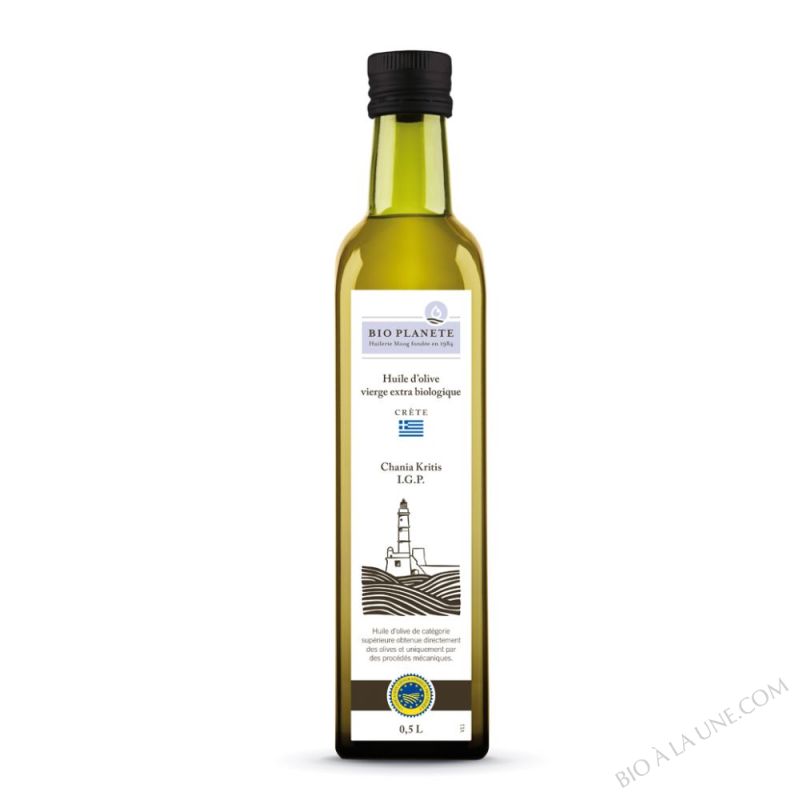Huile d'olive vierge extra Chania Kritis IGP Grèce 0,5L