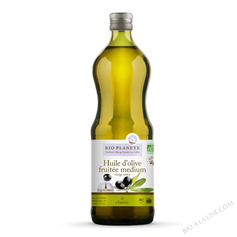 Huile d'olive vierge extra fruitée medium 1L