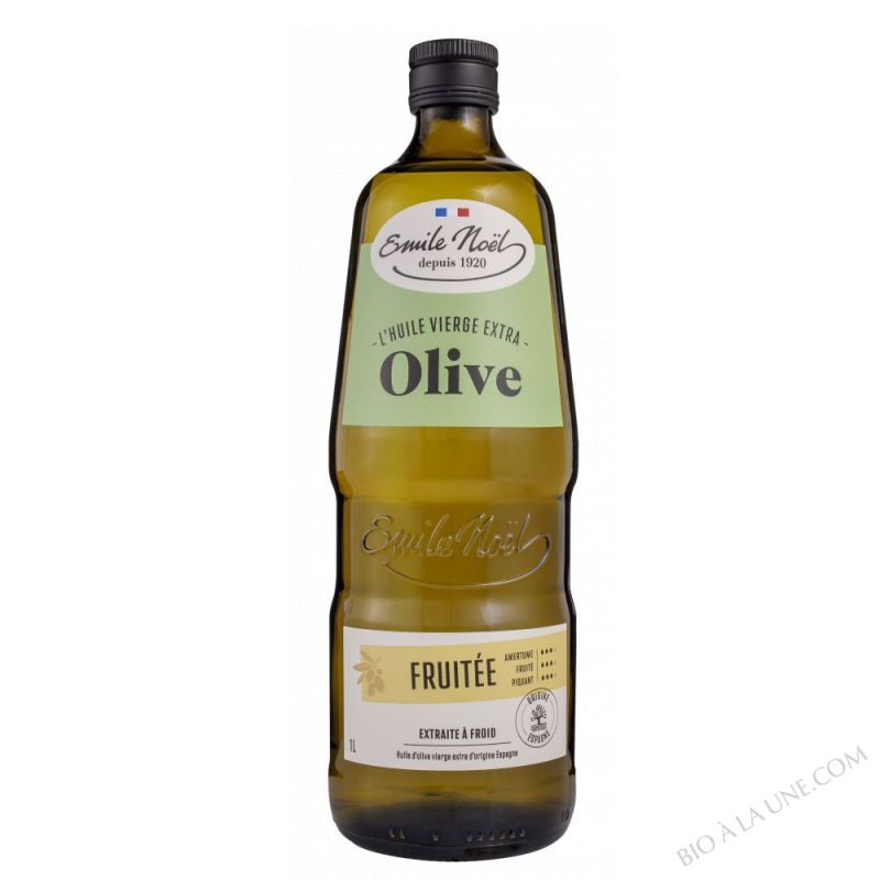 Huile d\'olive fruitée extraite a froid