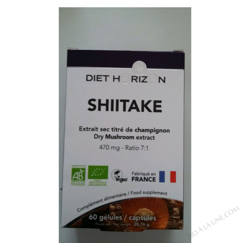 SHIITAKÉ BIO - 60 GÉLULES SHIITAKÉ BIO - 60 GÉLULES