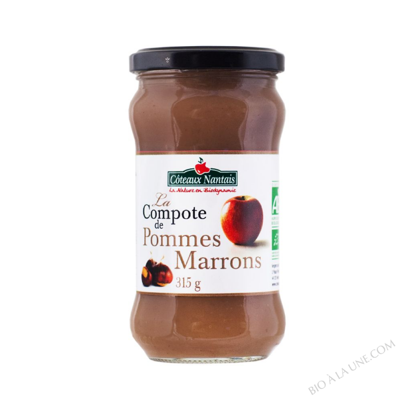 Compote pommes marrons 315g
