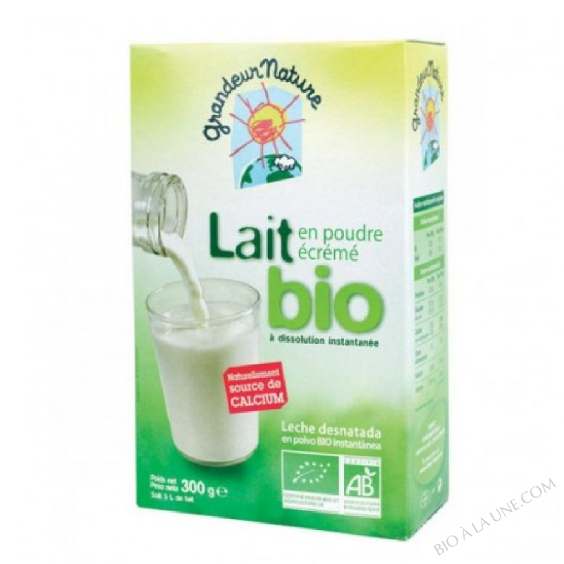 LAIT EN POUDRE ECREME 300G G.NATURE LAIT EN POUDRE ECREME 300G G.NATURE
