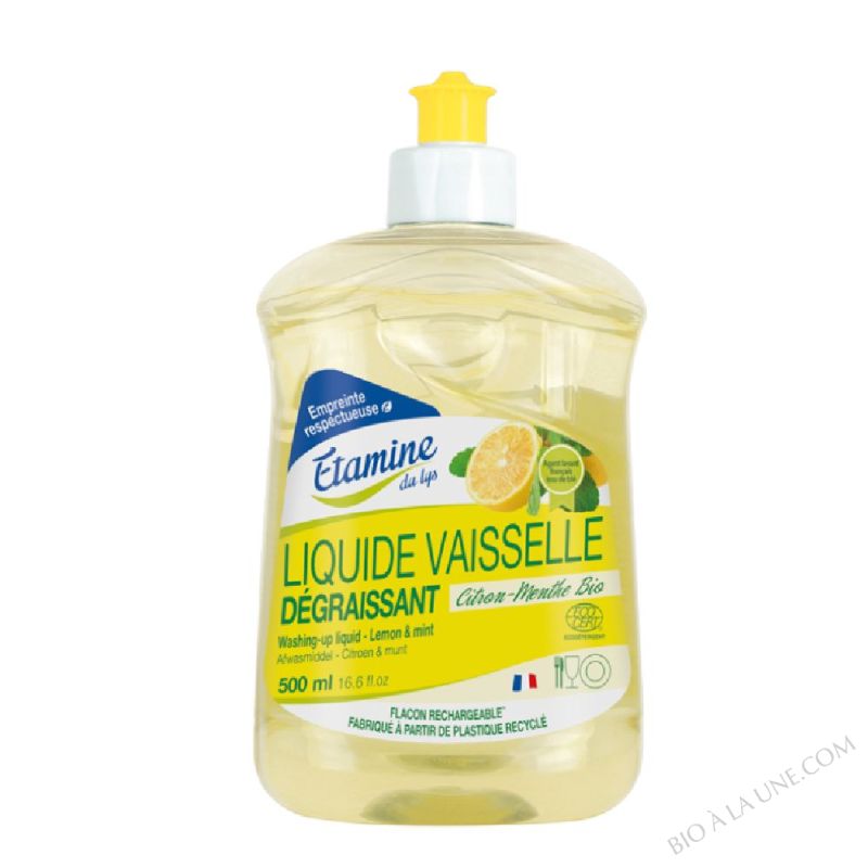 Liquide vaisselle menthe-citron 500 ml