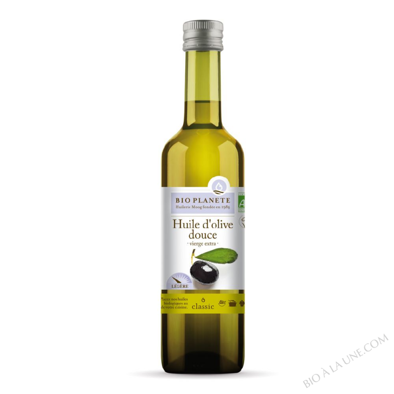 Huile d'olive vierge extra douce biologique