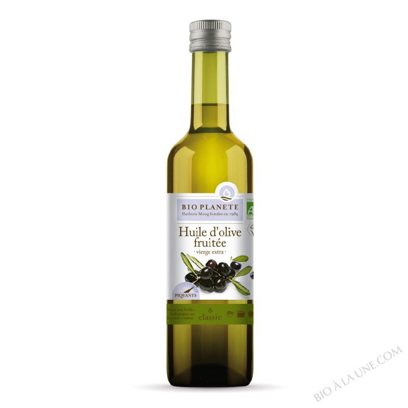 Huile d'olive vierge extra fruitée biologique Huile d'olive vierge extra fruitée biologique