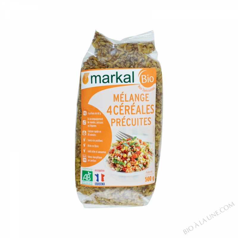 Melange 4 Cereales precuites 500g Melange 4 Cereales precuites 500g