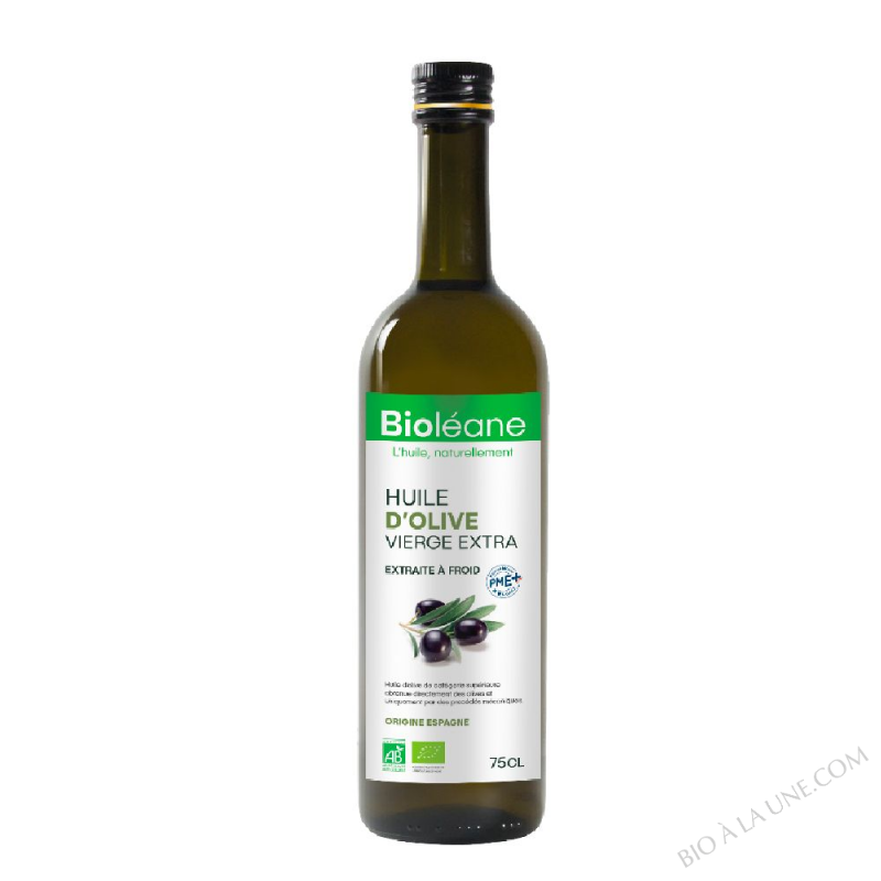 Huile d'olive vierge extra Bio Bioleane - 75 cl