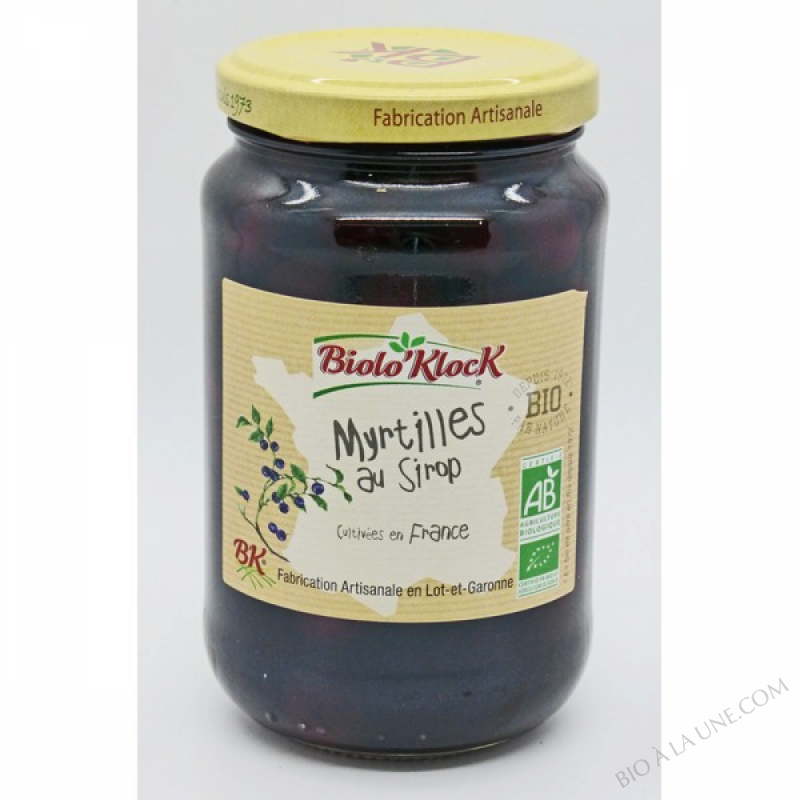 Myrtilles au sirop 360gr Myrtilles au sirop 360gr