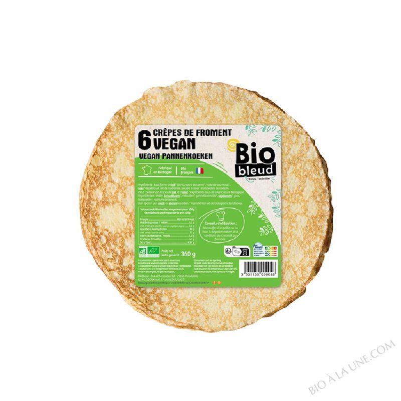 CREPES FROMENT VEGAN X6 BIOBLEUD