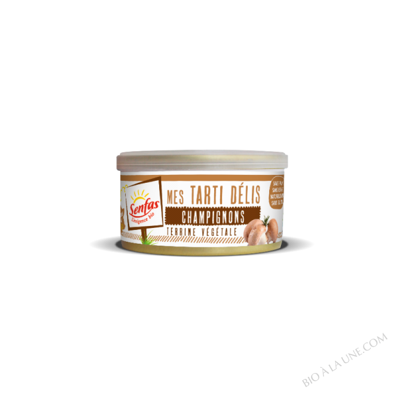 PATE VEGETAL CHAMPIGNONS 130G SENFAS PATE VEGETAL CHAMPIGNONS 130G SENFAS