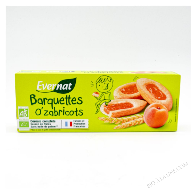 Barquettes o'zabricots 120g Barquettes o'zabricots 120g