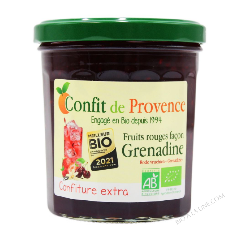 Confiture Extra Fruits Rouges façon Grenadine