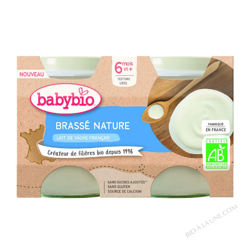 BABYBIO Pot Brassé Nature